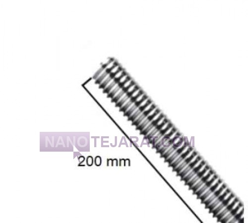 B7 steel stud bolt, size 5/8 inch and length 20 centimeter